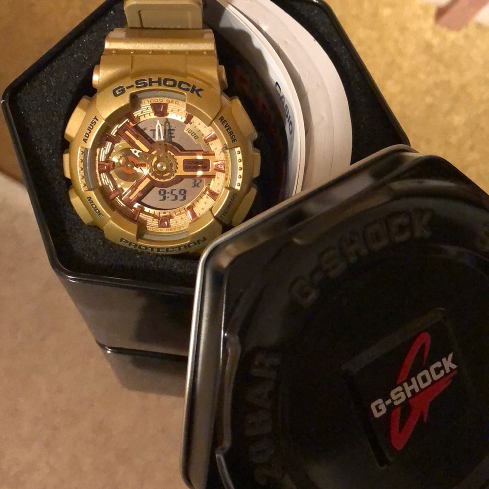 G Shock Gold Watch
